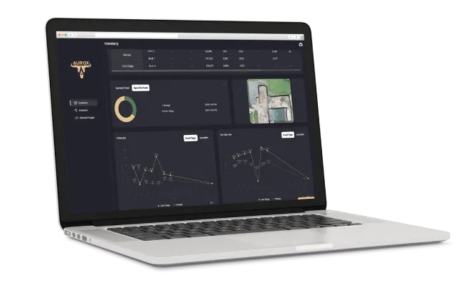 SilagePlan Dashboard on laptop